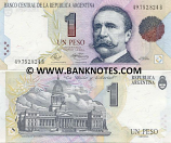 Argentina 1 Peso (1992) (49.752.8xxB) AU+