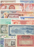 Banknote Country-Set of 100 different countries banknotes UNC