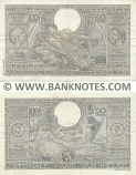 Belgium 100 Francs = 20 Belgas 8.2.1934