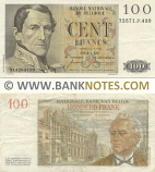 Belgium 100 Francs 13.8.1958 (11680.Z.098/291999098) (circulated) aVF