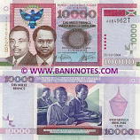 Burundi 10000 Francs 2004 (A384962T) UNC