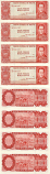 Bolivia Uncut sheet of 4 x 100 Pesos Bolivianos 1962 (AZ040117) UNC