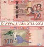 Bolivia 100 Bolivianos 2018 (058753165 A) UNC