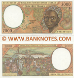 Gabon 2000 Francs 2000 (L 0015384658) UNC