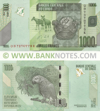 Congo Democratic Republic 1000 Francs 30.6.2013 (QD-72707xx-K) UNC