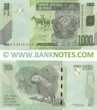 Congo Democratic Republic 1000 Francs 4.1.2022 (QE98153xxU) UNC