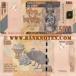 Congo Democratic Republic 5000 Francs 2.2.2005 (2012) (R04141xxA) UNC