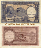 Congo Democratic Republic 1000 Francs 1962 (CM3245711) (circulated) F-VF