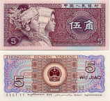 China 5 Jiao 1980 (BO554307xx) UNC-