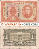 China 1 Dollar Local Currency 1931 (FA111776) (circulated) aVF