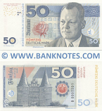 Germany 50 Deutsche Mark 24.10.2018 Private product (Test Note) (B000xxD1) UNC