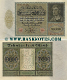 Germany 10000 Mark 19.1.1922 (E.4935220) (lt. circulated) XF+