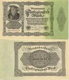 Germany 50000 Mark 19.11.1922 (18N.625513) UNC