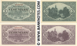 Germany: Mosbach: Set of 2: 5 & 10 Mark 1918 (G363) (5M:030040; 10M:080159) UNC