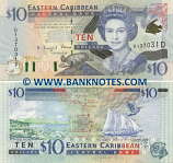 Dominica 10 Dollars (2000) (D230008D) UNC