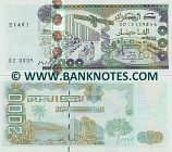 Algeria 2000 Dinars 24.3.2011 (020009/214xx/0012139852) UNC