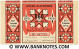 Algeria Lottery ticket 860 Francs 1956. Serial # 067901 XF