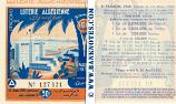 Algeria Lottery half-ticket 50 Francs 1938. Ser # 127421 (new) AU
