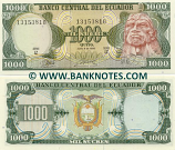 Ecuador 1000 Sucres 8.6.1988 (IZ 13153xxx) UNC