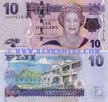 Fiji 10 Dollars (2007) (CT67751x) UNC