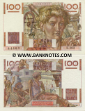 France 100 Francs 16.11.1950 (L.379/946067721) (lt. circulated) XF
