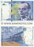 France 50 Francs 1997 (T 032783393) (circulated) VF