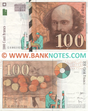 France 100 Francs 1997 (S 008528800) (lt. circulated) XF