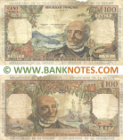 French Antilles 100 Francs 1964 (V.2/4576079) (circulated, cnk) Fine