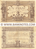 France 1 Franc 1915 (CC de Poitiers et de la Vienne) (Nº H/45172) (circulated) VF