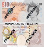 Great Britain 10 Pounds 2000 (2004-11) (HC39/7175xx) UNC