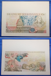 Great Britain – Bradbury, Wilkinson & Co. Ltd. Untrimmed Advertising Note Sheet (1980s) UNC