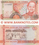 Gambia 5 Dalasis (2010) (F87780xx) UNC