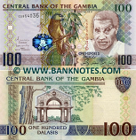 Gambia 100 Dalasis (2010) (C59540xx) UNC
