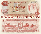 Guyana 1 Dollar (1992) (B/43 6415xx) UNC