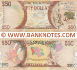 Guyana 50 Dollars 2016 (AB5840xx) UNC