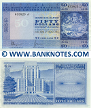 Hong Kong 50 Dollars 27.3.1969 (633823 J) (lt. circulated) XF-AU