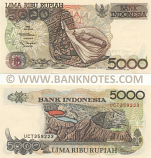 Indonesia 5000 Rupiah 1992/2001 (UCT3592xx) UNC