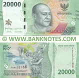 Indonesia 20000 Rupiah 2022 (FAK45018x) UNC
