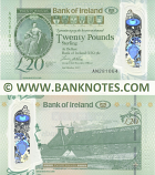 Northern Ireland 20 Pounds 2.10.2017 Bank of Ireland (polymer) (AN281074) UNC