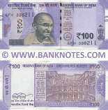 India 100 Rupees 2018 (6FH/3382xx) UNC