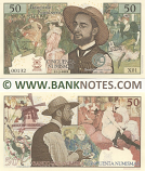 International 'Banco de Kamberra' 50 Numismas 2019 TOULOUSE-LAUTREC (X01/00132) UNC