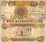 Iraq 1000 Dinars 2003 (D/80 50593xx) UNC