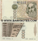 Italy 1000 Lire 1982 (RF 5828xx Q) UNC