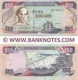 Jamaica 50 Dollars 15.1.2002 (GD1546xx) UNC