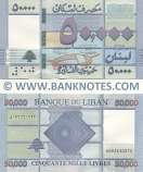 Lebanon 50,000 Livres 2019 (D092630274) UNC