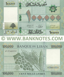 Lebanon 100,000 Livres 2017 (E196857372) UNC
