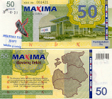 Lithuania 50 Litu 2004 Maxima (XXX Nr. 0614xx) UNC