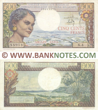 Madagascar 500 Francs = 100 Ariary (1966) (X.4/09655973) (circulated) VF