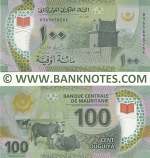 Mauritania 100 Ouguiya 28.11.2017 (B3656582AC) UNC