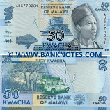 Malawi 50 Kwacha 1.1.2012 (AB57733xx) UNC